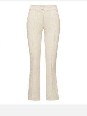Veronica Beard Kimra Pants In Ecru Size 8 NWT